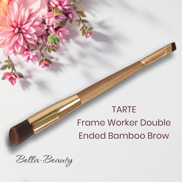 TARTE FRAME WORKER   ~NEW~ Double Ended Bamboo Brow Brush - Picture 1 of 5